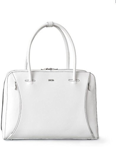 Bowatex Damen Business Laptoptasche Aktentasche Tasche Weiß bis 15,6 Zoll Socha