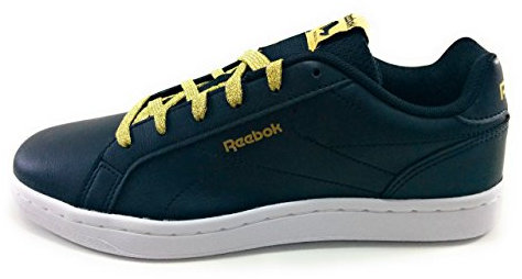 Reebok Royal Complete CLN Fitnessschuhe, Schwarz G Schwarz, Gold Metallic, 35.5 EU