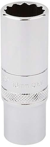 Draper HI-TORQ 12 Point Deep Socket, 3/8 Sq. Dr., 16mm 32990