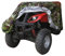 AiJump Tarnung Quad-Bike Cover ATV Abdeckung Langlebig Winddicht Schneeschutz Hitzebeständigkeit Staubdicht UV-Schnitt Allwetter Faltgarage Abdeckplane XXL:220 x 98 x 106cm