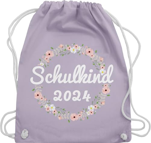 Shirtracer Turnbeutel Rucksack - Schulanfang & Einschulung Geschenk - Schulkind 2025 - Unisize - Pastell Lila - schulanfangsgeschenke einschulung-schulanfang schulanfänger schulkinder beutel