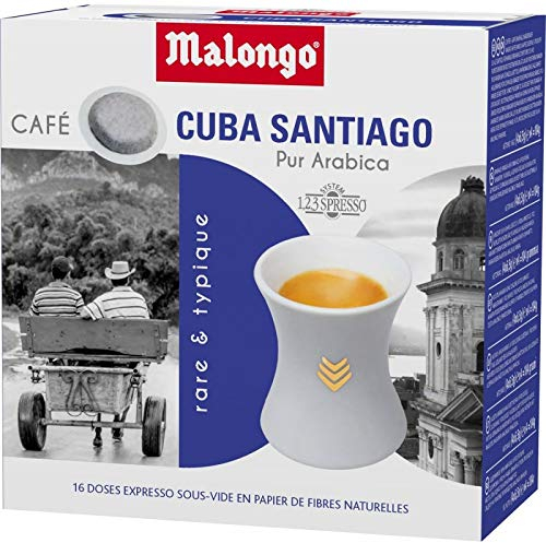 Malongo - Espresso Cuba Santiago 104G - Lot De 3 - Prix Du Lot - Livraison Rapide En France Métropolitaine Sous 3 Jours Ouverts