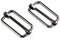 10 Regulatoren f. 25mm Gurte Gurtschieber Stegschnalle Schiebeschnalle Gurtversteller, Farbe:anthrazit