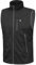 Little Donkey Andy Gilet Softshell léger pour homme, veste coupe-vent sans manches pour voyage, randonnée, course à pied, golf, noir, taille L