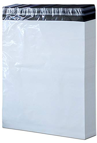 25 Premium Versandbeutel - Größe: 240 x 325 mm + 50 mm - DIN C4 - Farbe: Weiß - Stärke: 65my - extrem Reißfest und Blickdicht - selbstklebend - COEX Versandtaschen - Versandtüten