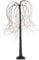 Weidenbaum schwarz 96 LED warm weiß Trauerweide Lichterbaum 150 cm hoch Trafo IP44 Weihnachtsbeleuchtung Außenbeleuchtung Xmas Gartendeko