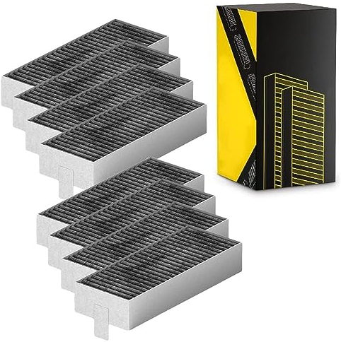 Kf3tec Aktivkohlefilter für Siemens HZ9VRCR0 / Bosch HEZ9VRUD0 / Bosch Siemens 17004796 / Neff 17004806, Z821VR0 / Gaggenau CA282111 (2er Pack) 8 Filter