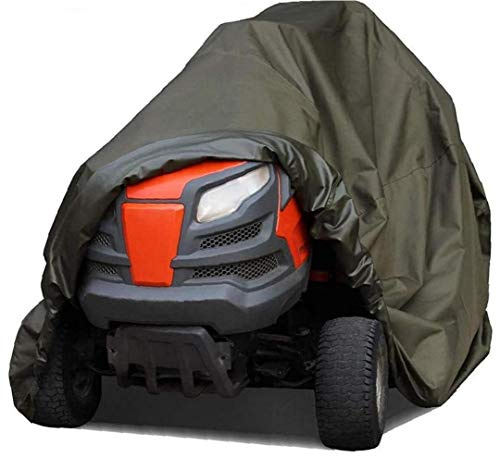 Riding Lawn Mower Cover, Heavy Duty Waterproof Uv Protection Tractor Covers, Water Resistant Cover for Ride-on Garden Tractor