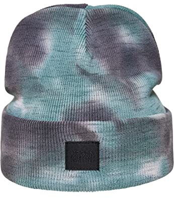 Urban Classics Unisex Tie Dye Beanie M TZE, Grey/Teal, Einheitsgröße EU