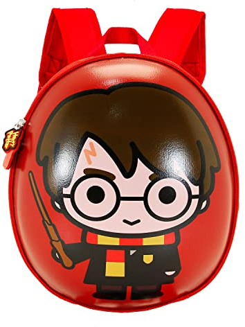 Harry Potter Harry Happy-Zaino Eggy, Rosso, 24 x 28 cm, Capacità 6 L
