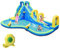 COSTWAY Hüpfburg Wasserrutsche Spielpool Aufblasbare, Wasserspielcenter mit Rutsche, Wasserpark aufblasbar, Planschbecken 478x366x242cm (Hüpfburg mit Gebläse)