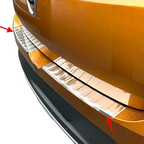 Ladekantenschutz für Dacia Sandero 3 III Stepway III ab 2020 Edelstahl glanz mit Abkantung Eparts24