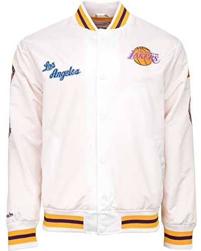Mitchell & Ness NBA Hometown LW Satin Jacket - Los Angeles Lakers, XL
