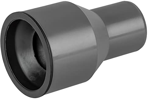Anschlussstück mit Dichtung Ø DN50 Anschluss an Gussrohr Übergang Gusseisen-PVC Grau