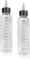 2pcs Hair Oil Applicator Bottle,110ML Squeeze Oil Applicator Bottle with Caps,Hair Dye Bottle Squeeze Plastic Applicator Bottle Graduated Hair Colour Applicator Bottles for Home Salon Hair Care