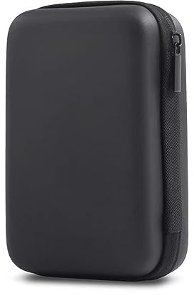 KQNM 1 pezzi Custodia Hard Disk Esterno Esterno 2.5'',Memoria Esterna Portatile Disco Esterno Protettiva Borsa Antiurto Rigida Cover Case- Nero