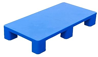 HJLKDYM Kunststoffpaletten, Atmungsaktive Gitterrost-Belüftungspaletten, Waren Matte Board Gitter Für Lagerhallen, Werkstätten, Außenbalkone (Farbe : Blau, Größe : 100x60x13cm)