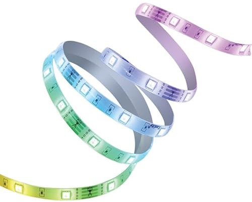 Xanlite, Ruban Lumineux LED RVB 10M, Multicolore, Flexible, Autocollant, Idéal pour Décoration Intérieure, Éclairage Ambiant, Compatible avec Télécommandes, Économie d'Énergie