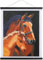 CRYSTAL ART - Kit Poster Broderie Diamant - Activité Manuelle de Création et Ludique - Tableau Decoration Murale - Thème : Les Chevaux - Dès 8 ans - 35 x 45 cm