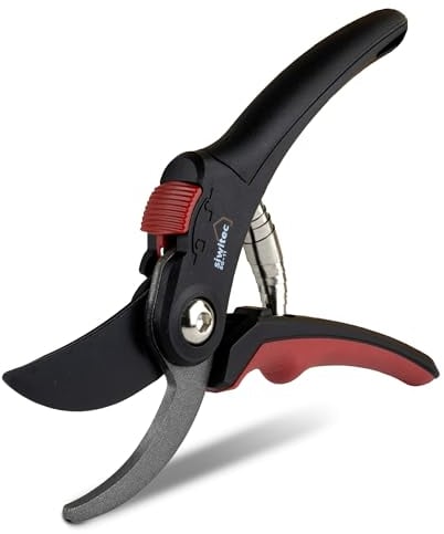 siwitec Bypass-Gartenschere SG-11 für frische Äste und Zweige | max. Schnittstärke 20 mm | Baumschere mit hochwertigen Stahl-Klingen | Rosenschere | Pflanzenschere