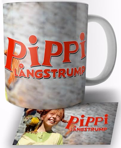 Pippi Langstrump Inger Nilsson Keramik Becher 325ml Tasse Mug