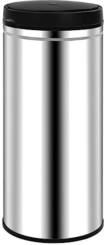 Générique Poubelle à capteur Automatique 80 L Acier Inoxydable,Maison & Jardin,Produits ménagers,Conditionnement des déchets,Poubelles & corbeilles à déchets,5.56 kg,Argent,322697