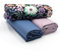 VmG-Store 1,5m Baumwollstoff Set Designstoff + 2x Uni farblich abgestimmt 100% Baumwolle Material Auswahl (Flower Black Set29)