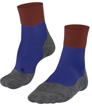 FALKE Herren Wandersocken TK2 Explore Cool Short M Sso Lyocell Funktionsmaterial antiblasen dick 1 Paar, Blau Cobalt Blue 6054, 46-48