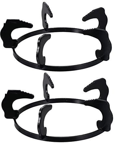 CIYODO 2pcs Gas Stove Bracket Electric Stove Burners Wok Ring for Gas Hob Non Slip Stove Trivetsl Pan Support Ring Gas Stove Burner Stainless Wok Gas Ring Wok Rack Kitchen Stove Cast Iron