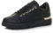 AJVANI Womens Ladies Flat Diamante Crystal Glitter Sparkly lace up Trainers Size 7 40 Black
