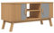 QJBSAVVA Sideboard Fernseher Fernsehtisch Tv Sideboard Wohnzimmer Wohnzimmertisch - TV-Schrank Olden Grau und Braun 114x43x57 cm Massivholz Kiefer für Schlafzimmer Ausstellungsraum Büro Gästezimmer