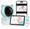 Faazy Babyphone mit Kamera und App-Intelligente Nachtsicht, 1080P/ 5 inch WLAN Video, PTZ 355°, Automatische Verfolgung, Bewegungs-/Geräuscherkennung, Temperaturanzeige, Mobile App Steuerung