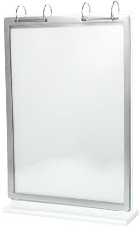 CLISPEED Display Ständer Schilder Das Menü Display Regal Bildhalter Für Tische Menü Halter Schilderhalter Transparenter Ständer Für Die Präsentation Transparenter Display Ständer
