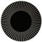 Lote de 2 platos planos Sun – Diam. 27 cm, color negro