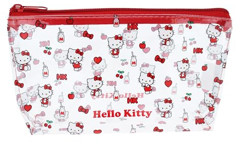 Blueprint Collections Hello Kitty Pencil Case | Cute Storage for School Supplies | Hello Kitty Stationery & Gifts
