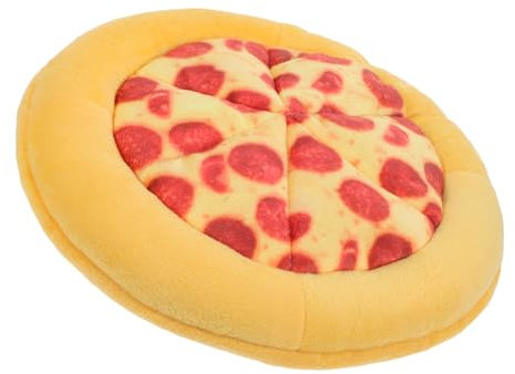 PERSELOSO Dog Chew Pizza Spielzeug Für Aggressive Hunde Interaktives Quietschendes Kauspielzeug Zur Zahnreinigung Für Kleine Mittlere Und Große Rassen Langlebig Und Sicher