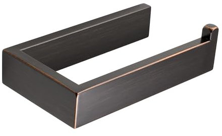 SAYAYO Toilettenpapierhalter Klopapierhalter Edelstahl Toilettenpapierhalter Bohren Bronze Toilet Paper Holder WC Rollenhalter 150 x 85mm für Badezimmer und Küchen