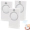 Lot de 3 Télécommandes Portail 868 MHz, 2 Canaux, Compatibles avec XT2 868 SLH LR, XT4 868 SLH LR, DL2 868 SLH, T2 868 SLH – Blanc