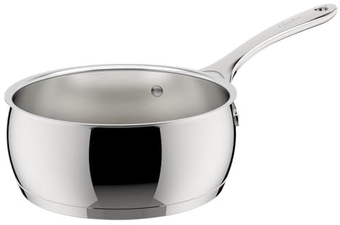 Lagostina Orchestra Casserole avec Manche Long en Acier Inoxydable 18/10 Ø 18 cm, Fond Lagotherm 3 Couches, Effet Miroir Extérieur et Intérieur Satiné, pour Toutes les Sources de Chaleur