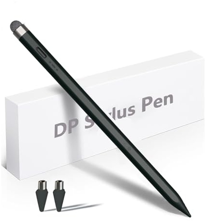 2IN1 Tab A9+ Pen for XiaoMi Pad 7/6/5 Pen for Samsung Tab A9+/ A9 Stylus Compatible with Lenovo/Fire HD/Surface/Pixel/HP Android Tablet (Black)