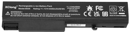 XClong TD06 TD09 Laptop Batterie pour HP EliteBook 8440w 6930p 8440p HP ProBook 6530b 6530S 6535b 6730b 6735b 6736B 6500b 6550 6550b 6555 6555b 6700b HSTNN-UB68 HSTNN-UB69 HSTNN-IB68 HSTNN-IB69