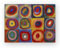 Wandkings Leinwandbilder von Wassily Kandinsky - Wähle ein Motiv & Größe: Farbstudie Quadrate - 40 x 30 cm