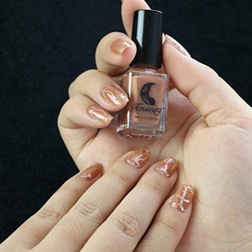 Bling Spiegeleffekt Powder Nail，Cracked Nail Shatter Nail Kit Nail Polish Set Of 12 Colours Included Base Set (E)