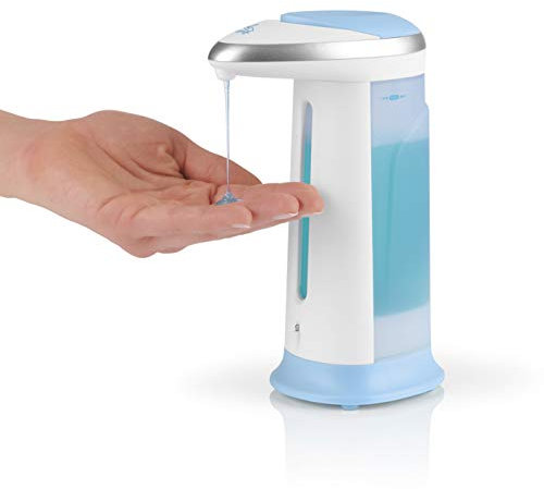 cleanmaxx automatischer Seifenspender, Desinfektionsmittel, Hand Flüssigseife, Spülseife, Seifenbehälter, 325ml