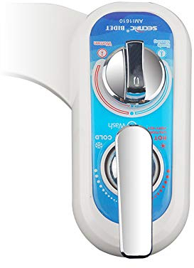 Links Hand Modelle Toilettensitz Bidet, Wc Bidet Aufsatz Mit Kalt- Und WarmwassergeräT, Frischwasser Bidet Zur Desinfizierung Des Untens