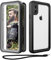 Beeasy Kompatibel mit iPhone X/XS Hülle Wasserdicht, Outdoor Militärschutz Stoßfeste Staubdicht Schutzhülle, 360 Grad Schutz mit Displayschutz für iPhone X/XS Case, Grau