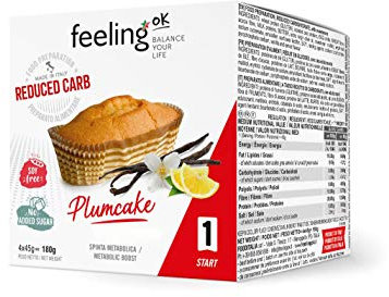 Feeling Ok - Plumcake Stage 1 - Vaniglia-limone - 4x45g