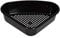 Plastic Triangular Corner Sink Tidy Drainer Kitchen Storage Caddy Basket (Black)