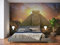 Oedim Vinyl Fototapete Pyramide in Yucatan | Wandbild | Wandbild | Dekorative Vinyl | 350 x 250 cm | Dekoration für Esszimmer, Wohnzimmer, Zimmer