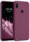 kwmobile Housse Compatible avec Xiaomi Redmi Note 7 / Note 7 Pro Coque - Housse de téléphone Protection Souple en Silicone - Bordeaux Violet